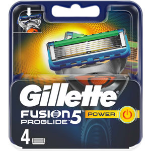 GILLETTE Fusion ProGlide Power náhradní hlavice pro muže 4 ks
