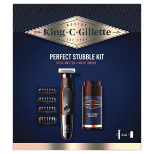 GILLETTE KingC Styler zastřihovač + balzám 100 ml Dárkové balení