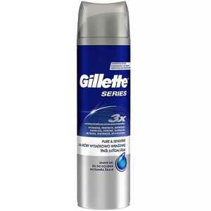GILLETTE Series Pure & Sensitive pánský gel na holení 200 ml