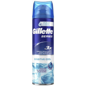 GILLETTE Series Sensitive Cool Gel na holení pro muže 200 ml