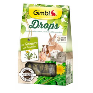 GIMBI Drops pro hlodavce s pampeliškou 50 g