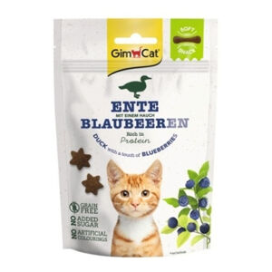 GIMCAT  Soft Snacks kachna s borůvkami pamlsek pro kočky 60 g