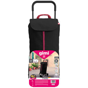 GIMI Twin nákupní vozík černý 50 l