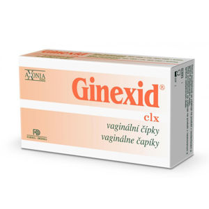 GINEXID Vaginální čípky 10 kusů