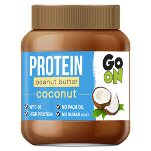 GO ON! Proteinové arašídové máslo kokos 350 g, poškozený obal