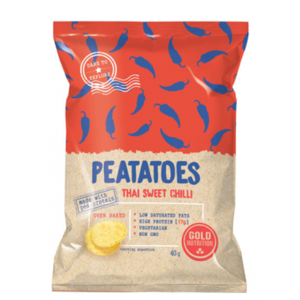 GOLDNUTRITION Peatatoes proteinové chipsy sweet chilli 40 g