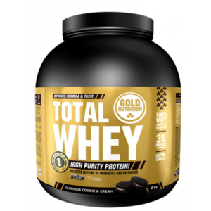 GOLDNUTRITION Total whey protein cookies & cream 2000 g
