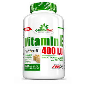 GREENDAY Vitamin E 400 I.U. LIFE+ 200 kapslí