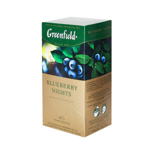 GREENFIELD Black blueberry nights černý čaj 25 sáčků