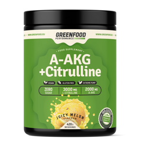 GREENFOOD NUTRITION Performance A-AKG + citrulline malate šťavnatý meloun 420 g
