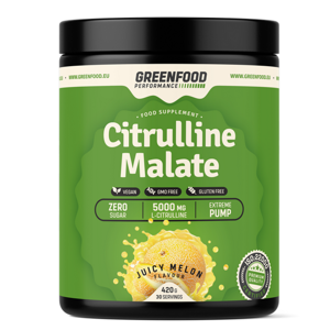 GREENFOOD NUTRITION Performance citrulline malate šťavnatý meloun 420 g