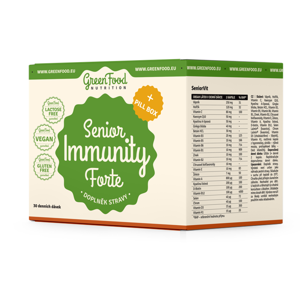 GREENFOOD NUTRITION Senior Immunity Forte SeniorVit 60 kapslí a Vegan Omega 3,6,9 60 kapslí + PILLBOX