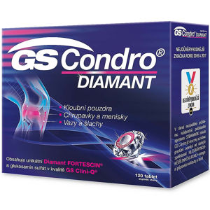 GS Condro Diamant péče o klouby, vazy, šlachy 120 tablet, poškozený obal