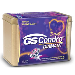 GS Condro Diamant péče o klouby, vazy, šlachy v plechové dóze 120 tablet