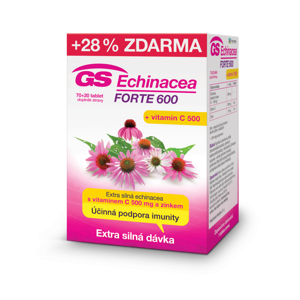 GS Echinacea forte 600 70 + 20 tablet, poškozený obal