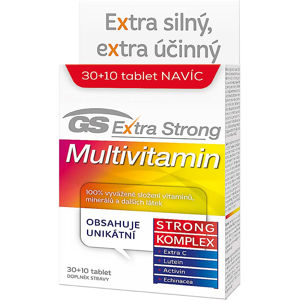 GS Extra strong multivitamín 30 + 10 tablet ZDARMA