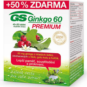 GS Ginkgo 60 Premium 40+20 tablet