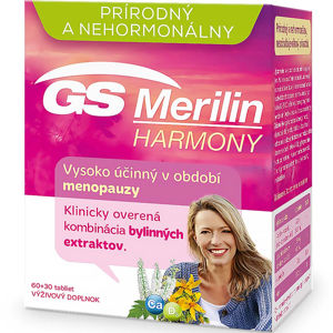 GS Merilin Harmony výživa při menopauze 60+30 tablet, poškozený obal