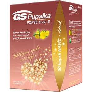 GS Pupalka forte s vitaminem E 70 + 30 kapslí DÁREK 2021