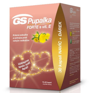 GS Pupalka Forte s vitamínem E 70 + 30 kapslí EDICE 2020