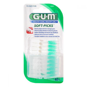 GUM MK Softpick gumový mezizubní kartáček s fluoridy medium 50ks