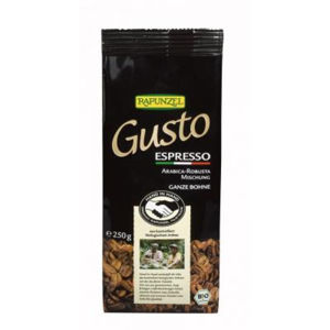 RAPUNZEL Gusto Café Espresso zrnková káva BIO 250 g