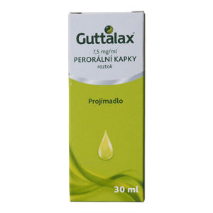 GUTTALAX Projímadlo kapky 7,5mg 30 ml