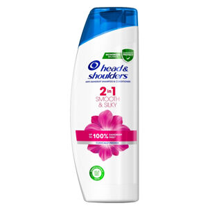 HEAD&SHOULDERS Smooth & Silky 2v1 Šampon a kondicionér proti lupům 540 ml