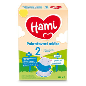 HAMI 2 Pokračovací kojenecké mléko od 6 do 12 měsíců 600 g