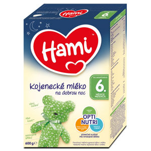 HAMI Kojenecké mléko 6+ Na dobrou noc 600 g