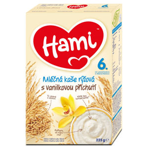 HAMI Mléčná kaše Rýžová s vanilkovou příchutí 225 g