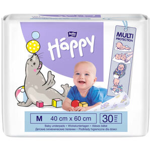 BELLA HAPPY Baby dětské hygienické podložky 40x60 cm 30 kusů