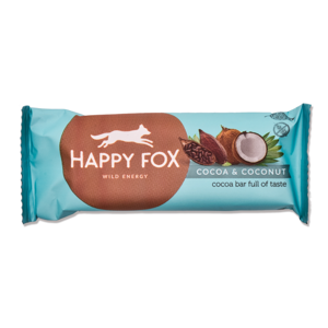HAPPY FOX Kakaová tyčinka s kokosem 50 g