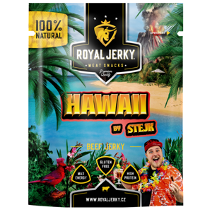 ROYAL JERKY Beef Hawai by Stejk hovězí sušené maso 9 x 22 g