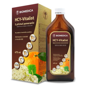 BIOMEDICA HCY-Vitalist s příchutí pomeranče 475 ml