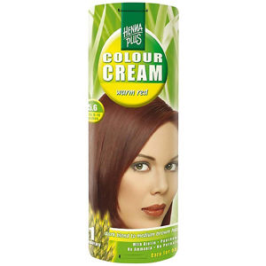 HENNA PLUS Přírodní barva na vlasy krémová TMAVĚ ČERVENÁ 5.6 60 ml
