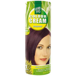 HENNA PLUS Přírodní barva na vlasy krémová VÍNOVĚ ČERVENÁ 3.67 60 ml