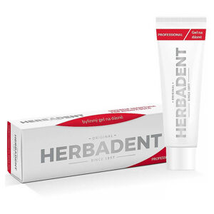 HERBADENT Professional gel na dásně s Chlorhexidinem 25 g, poškozený obal