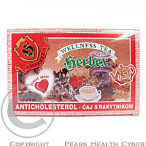 HERBEX Anticholesterol - čaj s rakytníkem 20x3 g