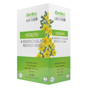 HERBEX Lékárna vitalita a hormonální rovnováha bylinný čaj 20 sáčků