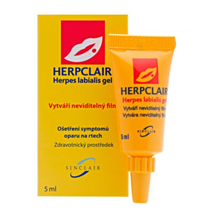 HERPCLAIR Herpes labialis gel 5 ml