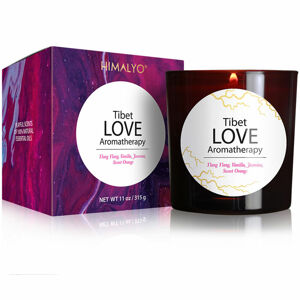 HIMALYO Tibet Aromatherapy Aromaterapeutická svíčka Love 315 g
