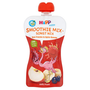 HiPP Smoothie Jablko-Banán-Červené ovoce od 12.měsíců BIO 120 ml
