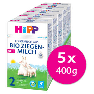HIPP 2 Bio kozí mléko 5 x 400 g