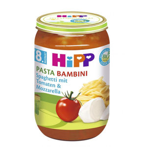 HiPP Pasta Bambini Rajčata se špagetami a mozzarellou 220 g