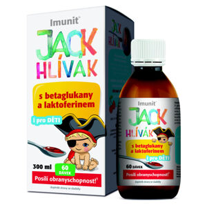 IMUNIT Jack Hlívák sirup glukany + laktoferin 300 ml, poškozený obal