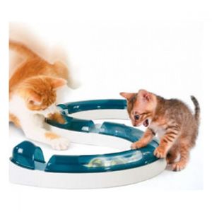 Hračka kočka Koulodráha s míčkem CAT IT plast 1ks
