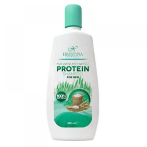 HRISTINA Přírodní šampon s hořčíkem a proteinem pro muže 400 ml