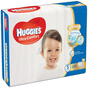 HUGGIES Ultra Comfort Jumbo vel.5 12-22kg 42 ks