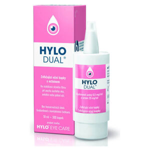 HYLO Dual Zvlhčující oční kapky s Ectoinem 10 ml, poškozený obal